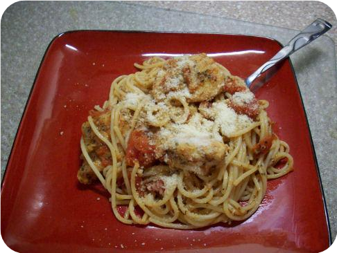 Chicken Strips With Garlic Butter