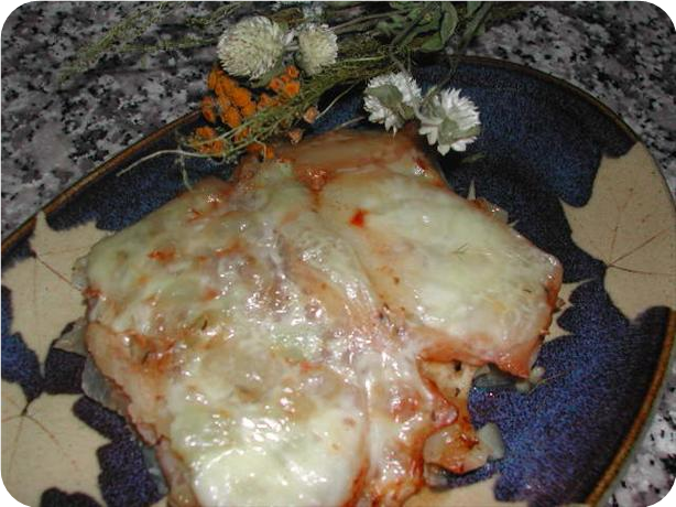 Red Potatoes Layered With Swiss Cheese