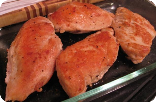 Sauteed Chicken Breasts for Salads