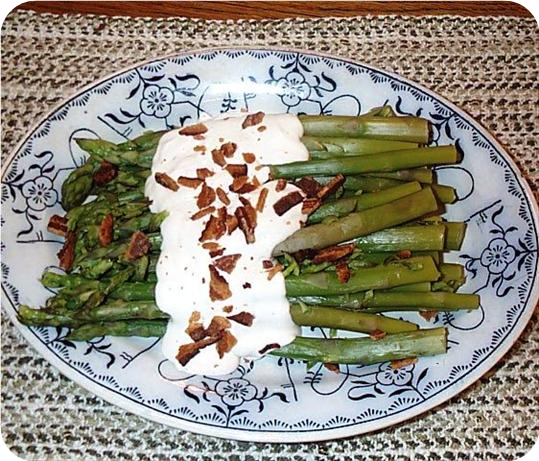Asparagus With Goat Cheese Sauce