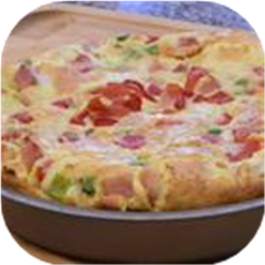 Curried Ham Popover Pie