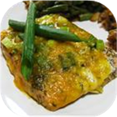 Cheesy Baked Salmon