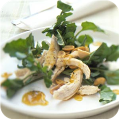 Pulled Chicken-Peanut Salad