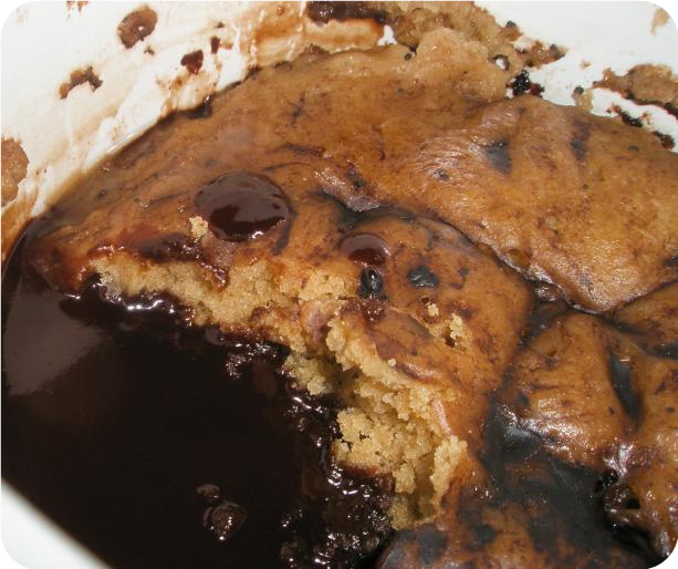 Peanut Butter and Fudge Pudding Cake
