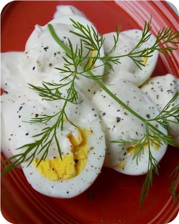Russian Eggs  With Horseradish Sauce