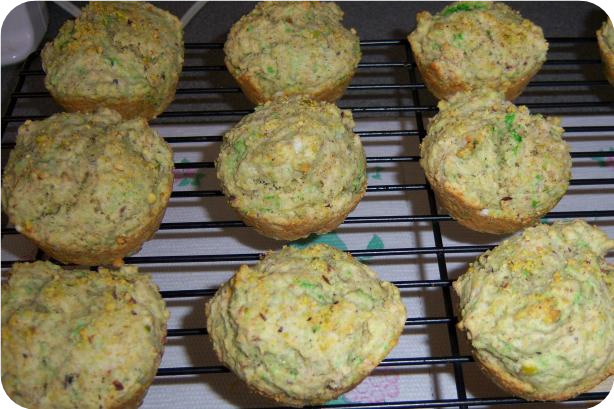 Green Pistachio Muffins
