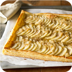 Ginger pear galette 
