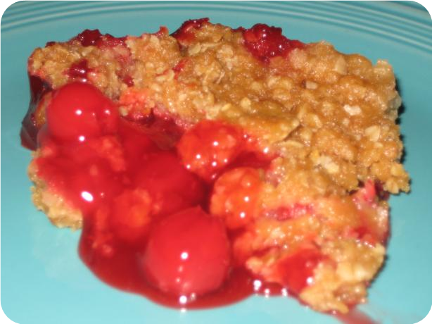 Crock Pot Cherry Crisp