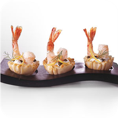 Caper-Shrimp Phyllo Tarts 