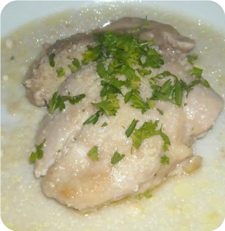 Chicken in White Wine Sauce