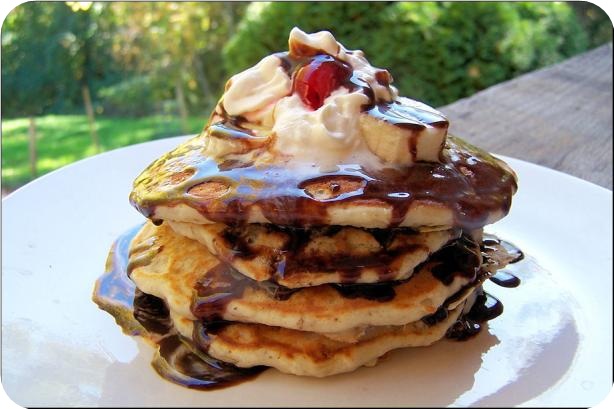 Banana Split Pancakes