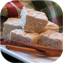 Creamy Eggnog Fudge
