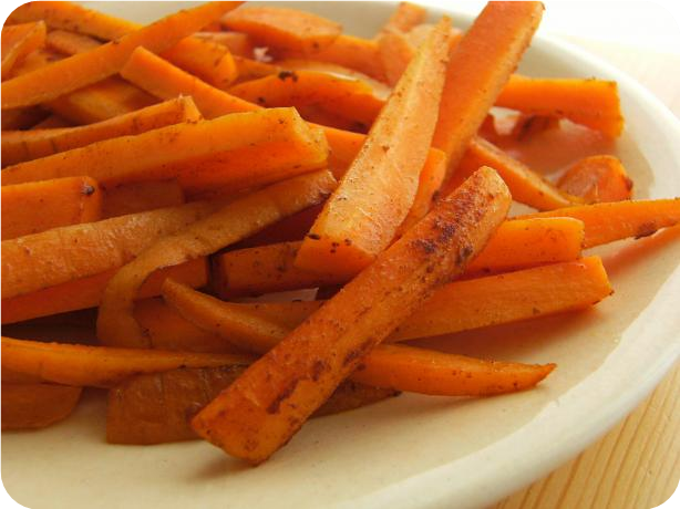 Spiced Carrot Strips