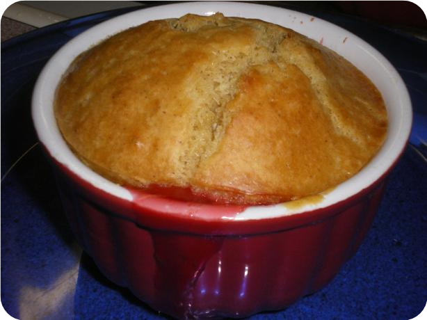 Individual Blueberry Cobblers