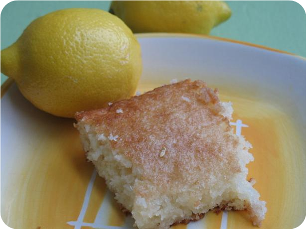 Lemon Cake Squares