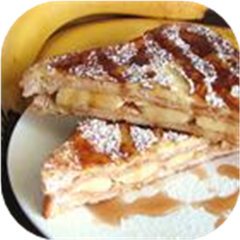 Peanut Butter and Banana French Toast