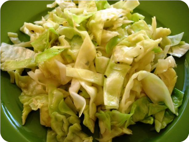 Skillet Herbed Cabbage