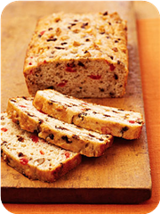 Chocolate-cherry banana bread 