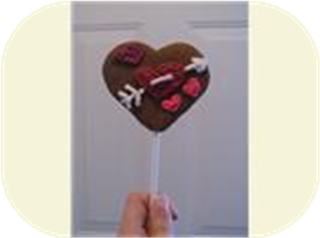 Gingerbread Lollipop Cookies
