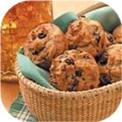 Raisin Rye Muffins
