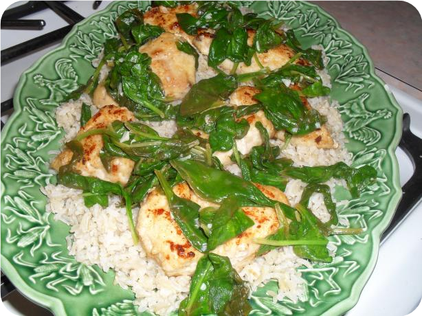 Spinach Lemon Chicken Breast