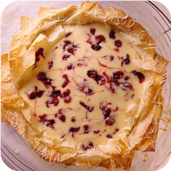 Cranberry tart 
