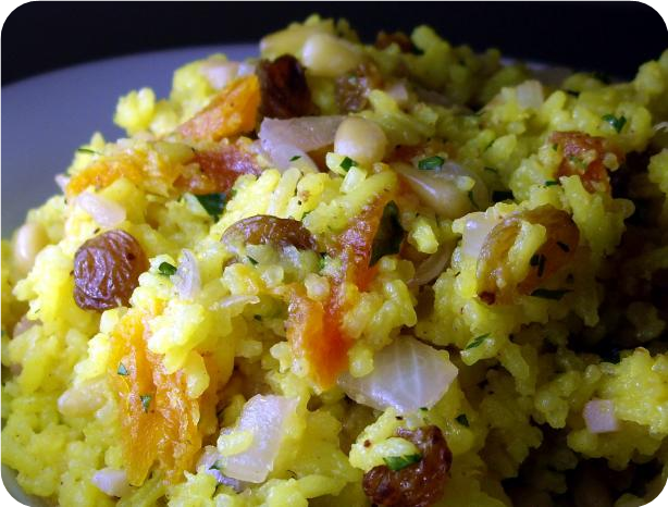 Rice Salad With Fruit and Nuts