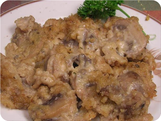 Mushrooms in Cream Sherry Sauce