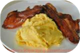 Christine's Maple Syrup Scrambled Eggs