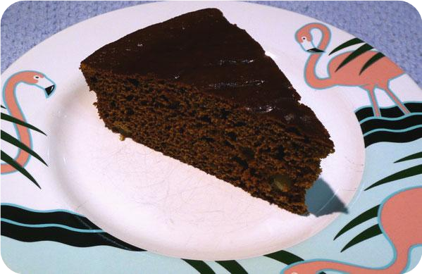 Lightened up Gingerbread Cake