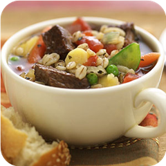Barley-beef soup 