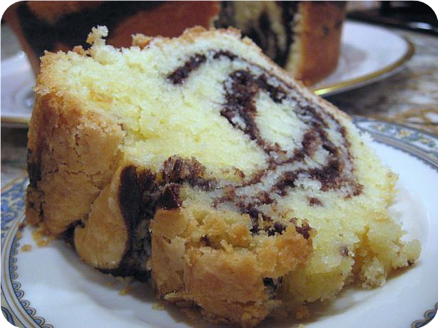 Chocolate-Swirled Pound Cake