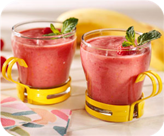 Berry banana smoothie 