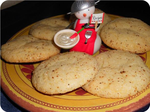 Eggnog Snickerdoodles
