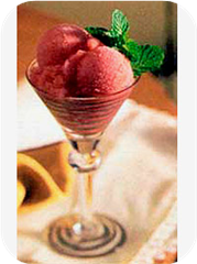 Strawberry Margarita Sorbet