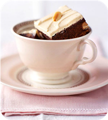 Chocolate-peanut brownies 