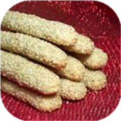 Aunt Anne's Sesame Cookies
