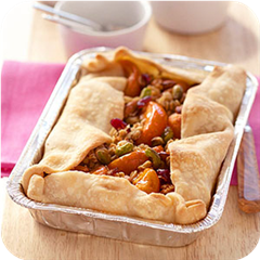 Hot off the grill apricot pie 
