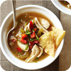 Tomatillo Chicken Soup
