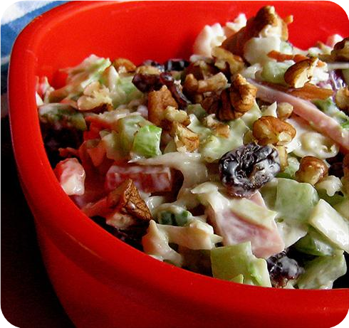 Ham-Cole Slaw Salad