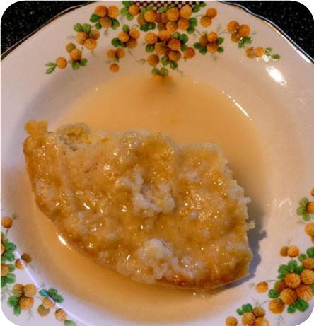 Lemon-Sauced Pudding