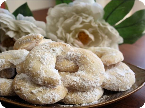 Almond Crescent Cookies