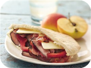 Beef Fajita Pitas