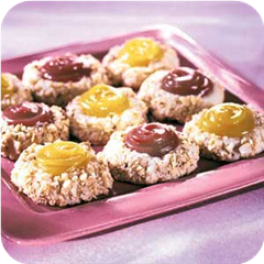 Fruity Almond Thumbprints
