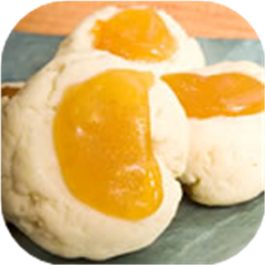 Apricot Cream Cheese Thumbprints