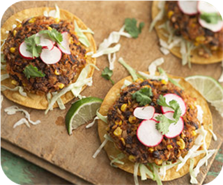 Black bean chipotle burgers