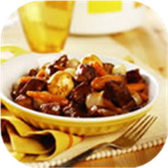 Slow Cooker Simple Beef Bourguignonne
