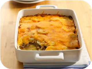 Potato and Ground Beef Gratin