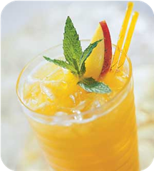 Minted mango tea 