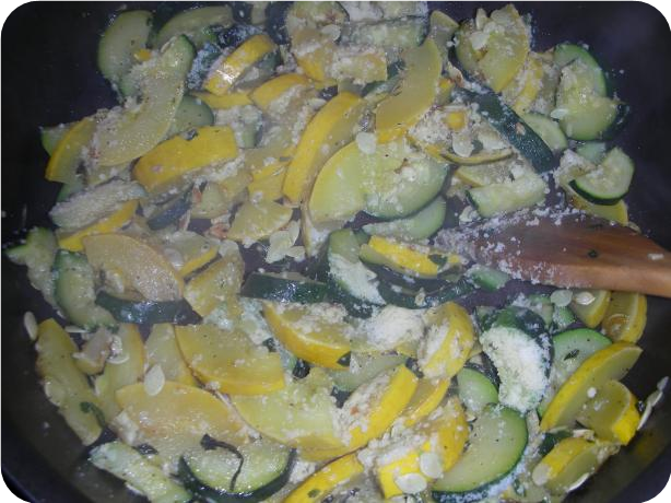 Parmesan Squash Toss
